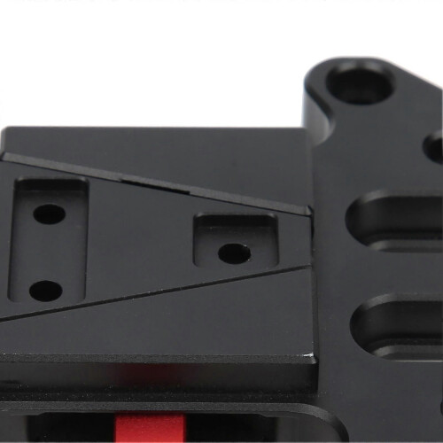 Aluminium Alloy Universal Type V Shape Battery Plate V Base Camera Accessory Black 1