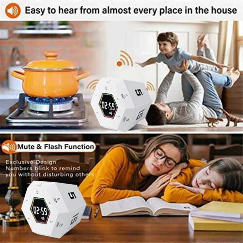 Magnetic Smart Productivity Kitchen Timer Digital Study Pomodoro 1