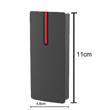 IP68 Waterproof IC Card Reader 13.56Khz Proximity Card Access Control Slave Reader Support Wiegand 26/34 Output