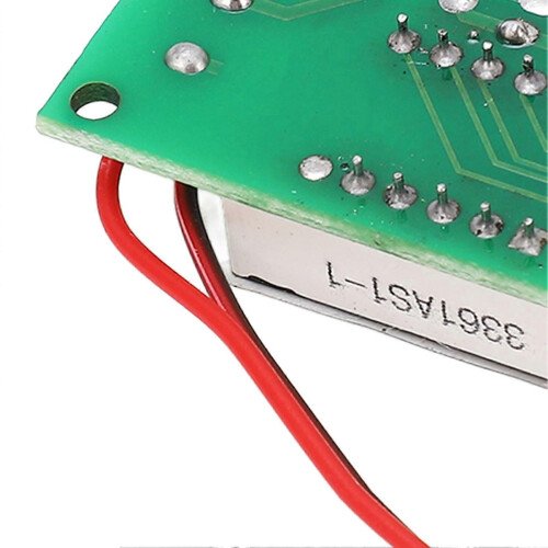 3-Digit Red Digital Tube Display Power Meter Module with Memory Accumulator QF‑MC03‑1 4‑7V 1