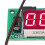 3-Digit Red Digital Tube Display Power Meter Module with Memory Accumulator QF‑MC03‑1 4‑7V 3