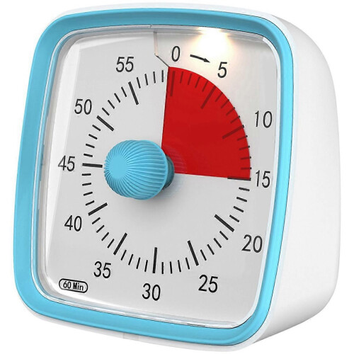Visual Timer with Night Light, 60 Minutes Countdown Timer 1