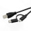 Smartphone to Printer Adapter Cable Micro USB Type C USB-B Data Connection Cord for OTG Devices 4