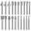 20-Piece 1/8" Carbide Router Engraving Bits Set for Dremel Tools 1