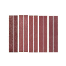 10 x 330 mm, 10 kpl hiomanauhoja (2 kpl kutakin karkeutta 120, 240, 400, 800, 1000) alumiinioksidihiomanauha,