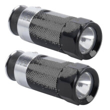 2 mini torce a LED per auto, accendisigari, ricaricabili.