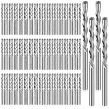 100PCS Drywall Bits, 1/8 Inch Spiral Saw Tip Bit Set, Guide Point Cutting Router Bits for Drywall Wood Woodworking Use A