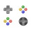 For . D-Pad Button Cap Set for 2 Enhanced Gaming Precision Comfortable Grip Fit for Gamers A 1