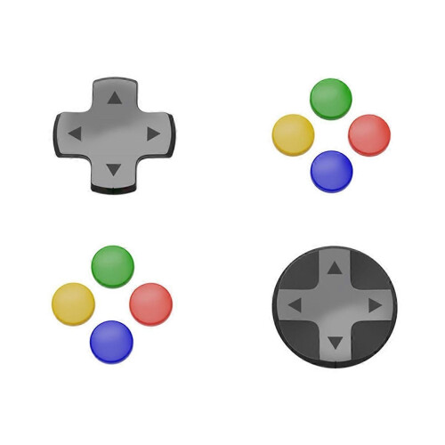 For . D-Pad Button Cap Set for 2 Enhanced Gaming Precision Comfortable Grip Fit for Gamers A