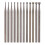 12 Pcs Round Cup Burr Set,3/32Inch Shank Wire Rounder Bits(0.8-3.0mm) 1