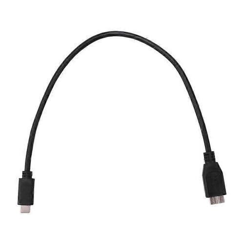 USB Typ-C Hane till USB 3.0 Micro-B Hane Datakabel för Surfplatta Telefon 1