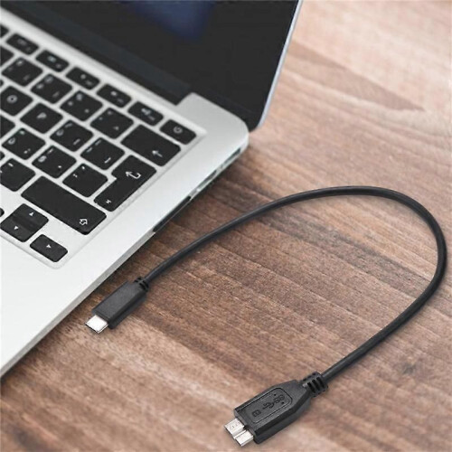 USB Typ-C Hane till USB 3.0 Micro-B Hane Datakabel för Surfplatta Telefon 2