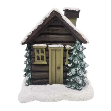 House Incense Cone Holder Resin Village Incense Cone Holder Indoor Incense Burner for Table Decorations Home Decoration