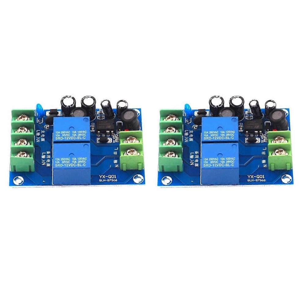 2X 220V 2 Way Power Automatic Switcher 10A Dual Power Supply 2 In 1 Out Power Failure Transfer Switc 9152359610186