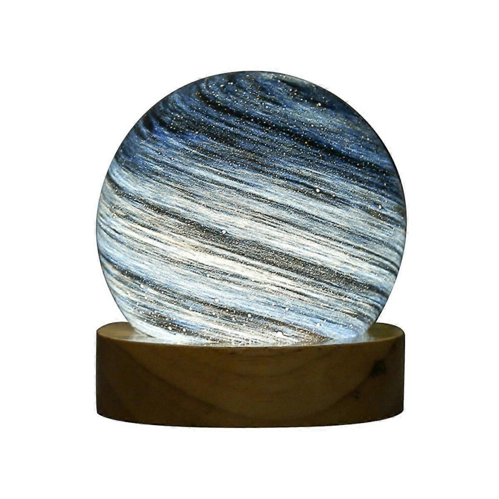 3D Planet Crystal Ball Led Night Light Moon Galaxy Usb Night Light A 9152359609630
