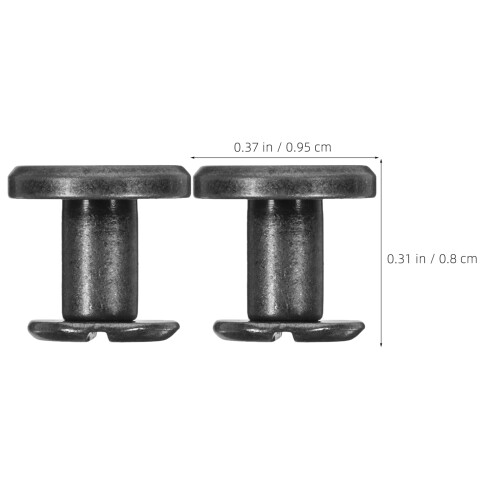 22Pièces Kit Rivets À Vis En Alliage Pour Travaux Cuir DIY 1