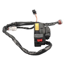 3509-011 Interruptor de manillar izquierdo con función de arranque, parada y apagado, compatible con