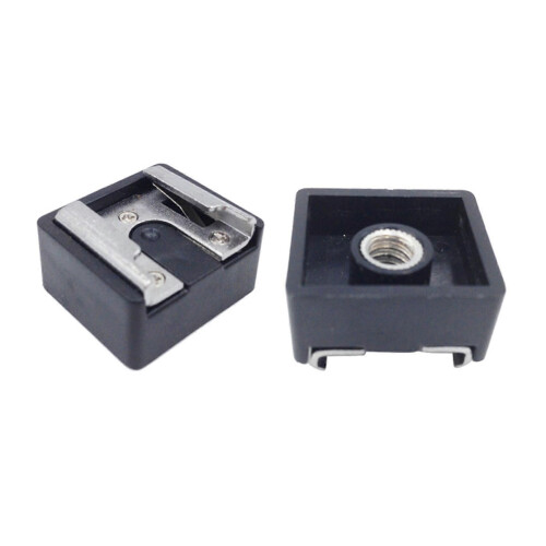 1x Flash Diffuser Silver/White Reflector for Nikon Speedlite SB-600,SB-800 & 2Pcs Flash Hot Shoe Mount Adapter 1
