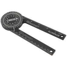 Transportador de ángulos para sierra ingletadora de 360 grados, transportador digital, regla, inclinómetro,