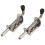 2Pcs 5 Inch Stainless Steel Spring Loaded Latch Pin Bolt 2mm 2