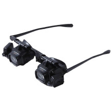 24X Head-Mounted Magnifying Glasses Portable LED Lights Magnifier Electronic Components Welding Tool Repair Tool