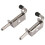 2Pcs 5 Inch Stainless Steel Spring Loaded Latch Pin Bolt 2mm 3