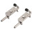 2Pcs 5 Inch Stainless Steel Spring Loaded Latch Pin Bolt 2mm 4