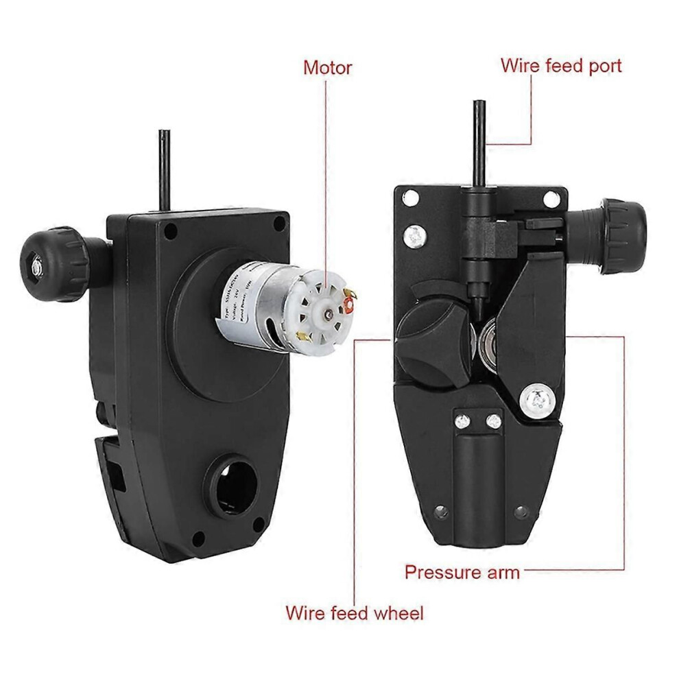 Wire Feed Welder, Dc 24V 15W Mig Welder Roller Wire Feed Motor Welding Wire Feeder Wire Feeder Tool For Welding 9152359616522