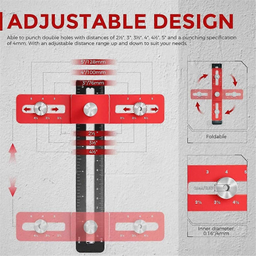 Cabinet Hardware Jigs Tool Cabinet Handle Install Templates Tool 1