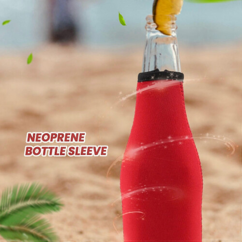 10 Pieces Beer Bottle Insulator Sleeve Covers for 12 Oz 330 Ml Bot 1