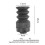 Suitable for Blowing Powder Bin Coffee Grinder (Black Cover) 2