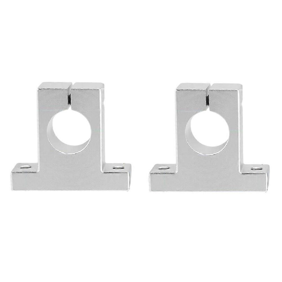 2 Pcs Linear Motion Rail Clamping Rod Rail Guide Support Shaft Bracket Coupling Mount Sk12 12Mm 9152359623278