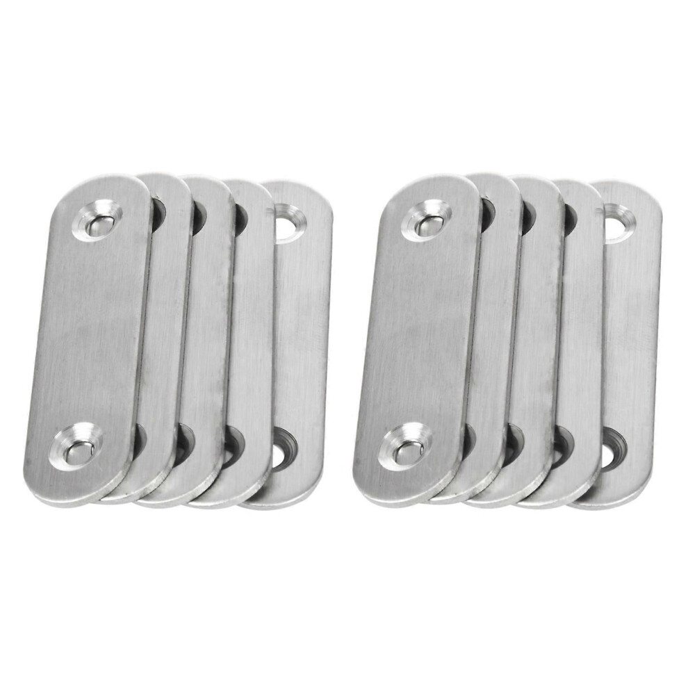 60Mm X 16Mm Straight Repair Joining Mending Flat Plate Bracket 10Pcs 9152359623155