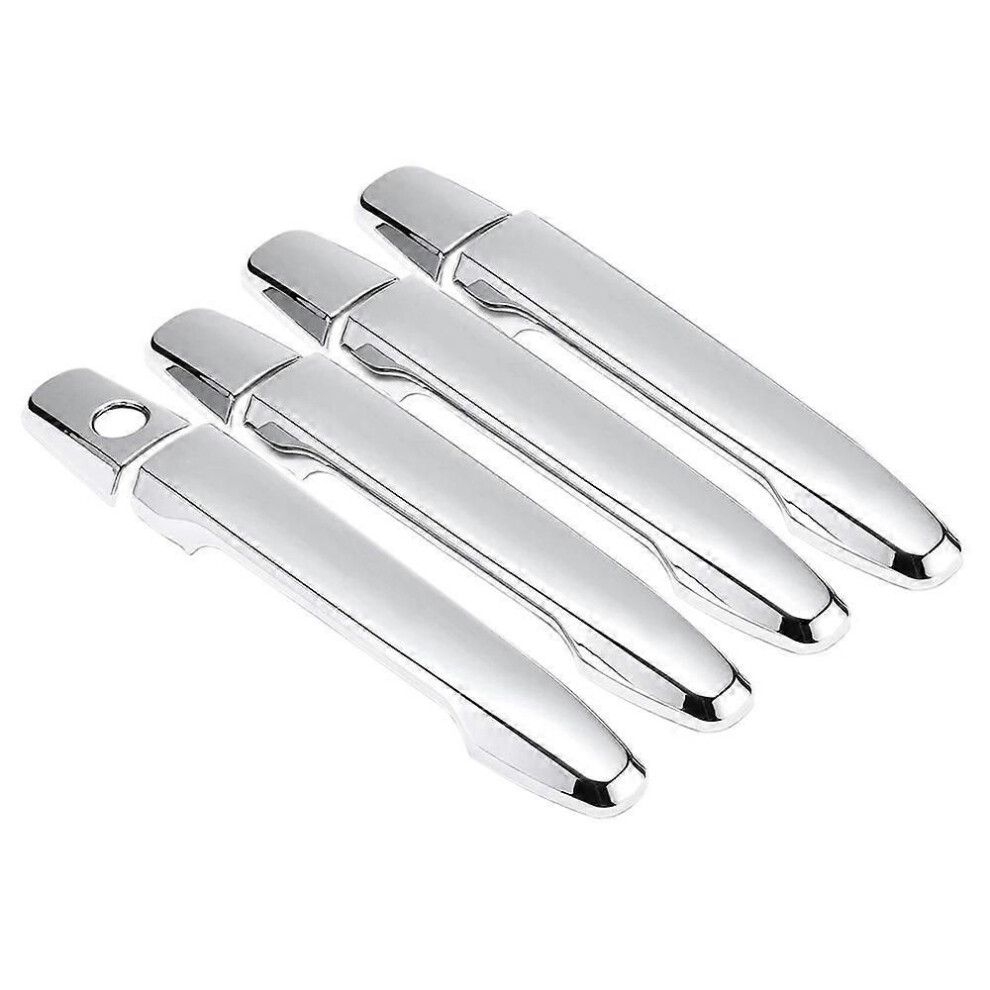 Abs Chrome Side Door Handle Cover Trim 8Pcs For Mitsubishi Outlander Lancer Sedan Evo Sport Rvr Asx 9152359626187