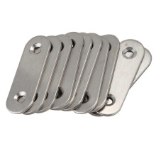 50 mm x 16 mm, staffa piatta diritta per riparazioni, giunzione e rammendo, 10 pezzi