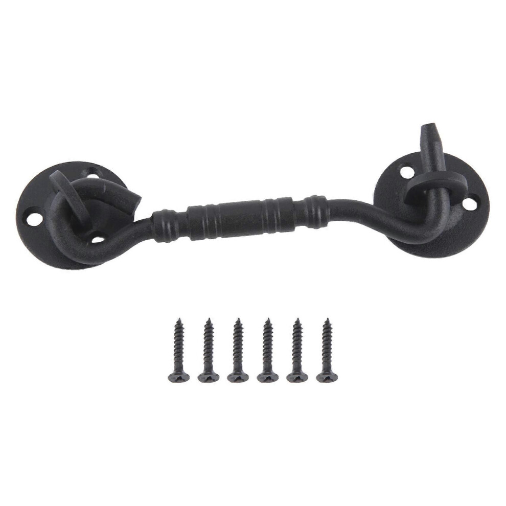 Barn Door Lock, 4 Inch Stainless Steel Door Hook & Eye Latch With Mounting Screws, Door Lock Latch For Sliding Door 9152359628426