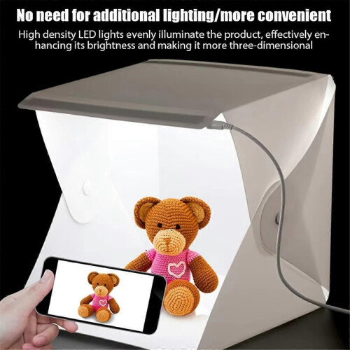 Lightbox Light Box Mini Photo Studio Box Photography Box Light Studio Tent Box Kit Multiple Color B 2