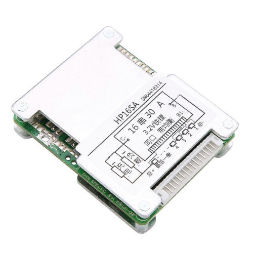 Πλακέτα προστασίας μπαταρίας λιθίου 16S 48V/60V με ψύκτρα αλουμινίου (3.2V 30A) 2