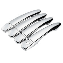 8 st kromade dörrhandtagsskydd för Nissan Qashqai J11 2014-2019