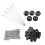 100Packs Solar Panel Guard Clips,Wire Fence Fasteners for Solar Panel 2