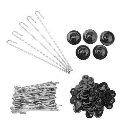 100Packs Solar Panel Guard Clips,Wire Fence Fasteners for Solar Panel 1