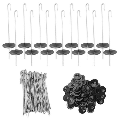 100Packs Solar Panel Guard Clips,Wire Fence Fasteners for Solar Panel 2