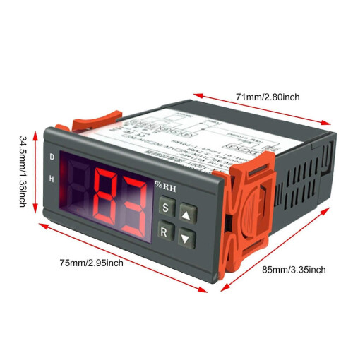 ZFX-13001 Ψηφιακός Ελεγκτής Υγρασίας Υψηλής Ακρίβειας Έξυ 2