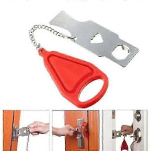 Portable Door Lock for Travel - Extra Security & Easy to Use in Multiple Colors