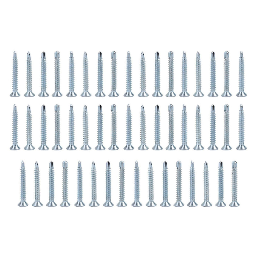 50Pcs M4.2 Flat Head Self Tapping Screws (M4.2 X 19) 9152359623940