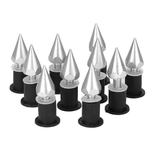 Windshield Spike Bolts M5 Screws Nuts Motorcycle Modification Accessories Silver