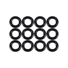 Juntas tóricas de goma negras de 9 mm x 2,0 mm para juntas de aceite, 12 unidades