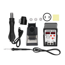 2-in-1 digitale reworkstation, heteluchtpistool, instelbare constante temperatuur, soldeerbout, telefoonreparatietool,