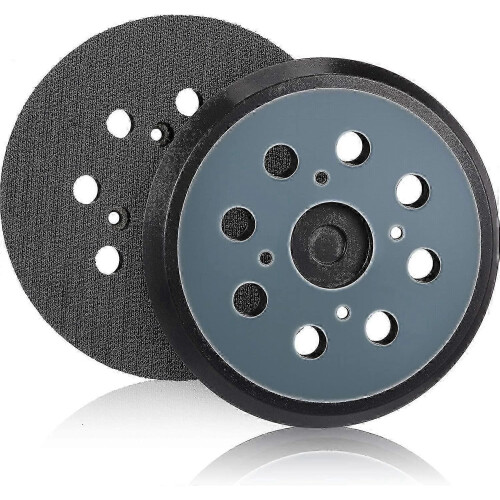 2-Pack 125mm 8-Hole Hook and Loop Orbital Sander Pad Replacement Sanding Discs
