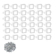 36 staffe di montaggio per luci LED compatibili con Govee H705 con viti, impermeabili e resistenti,